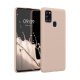 Husa Samsung Galaxy A21s, Crem, Silicon, KWM000011GI022C