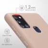 Husa Samsung Galaxy A21s, Crem, Silicon, KWM000011GI022C