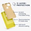 Husa Google Pixel 4a, Galben, Silicon, KWM000011HX063C