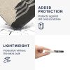 Husa cu buzunar Kwmobile pentru PocketBook Era, Negru/Bej, Piele ecologica, KWM000016ZC012C