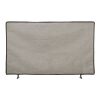 Husa de in Kwmobile pentru televizor de 55 inch, Maro deschis, Textil, KWM000017VD003C