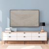 Husa de in Kwmobile pentru televizor de 55 inch, Maro deschis, Textil, KWM000017VD003C