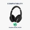 Set 2 Perne de urechi Kwmobile pentru Srhythm NC25/NC35 Noise Cancelling, Negru, Piele ecologica, KWM000024ZV001C