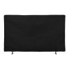 Husa de in Kwmobile pentru televizor de 32 inch, Negru, Textil, KWM0000250C001C