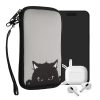 Husa Universala telefon, Marime L - 6.5 inch, Gri/Negru, Neopren, KWM000007UJ148C