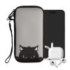 Husa Universala telefon, Marime XXL - 7 inch, Gri/Negru, Neopren, KWM000007UJ150C