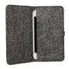 Husa Universala telefon, Marime L - 6.5 inch, Gri/Negru, Textil, KWM000010AP006C