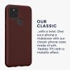 Husa Google Pixel 5, Rosu inchis, Silicon, KWM0000120Q011C
