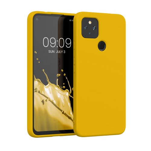 Husa Google Pixel 4a 5G, Galben, Silicon, KWM0000125H016C