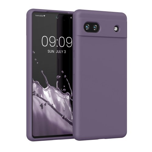 Husa Google Pixel 6a, Mov inchis, Silicon, KWM000015FZ051C