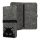 Husa Universala telefon, Marime XL - 6.8 inch, Gri/Negru, Textil, KWM000015OJ004C
