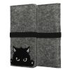 Husa Universala telefon, Marime XL - 6.8 inch, Gri/Negru, Textil, KWM000015OJ004C