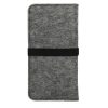 Husa Universala telefon, Marime XL - 6.8 inch, Gri/Negru, Textil, KWM000015OJ004C