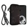 Husa Universala telefon, Marime XL - 6.8 inch, Negru/Alb, Neopren, KWM000016AJ024C