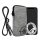 Husa Universala telefon, Marime XXL - 7 inch, Gri/Negru, Textil, KWM000016AK020C