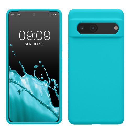 Husa Google Pixel 7, Albastru deschis, Silicon, KWM0000171I045C