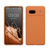 Husa Google Pixel 7a, Portocaliu, Silicon, KWM000019YE030C