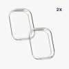Set 2 Huse Kwmobile pentru Xiaomi Mi Band 8 Pro, Transparent, Silicon, KWM0000250N001C