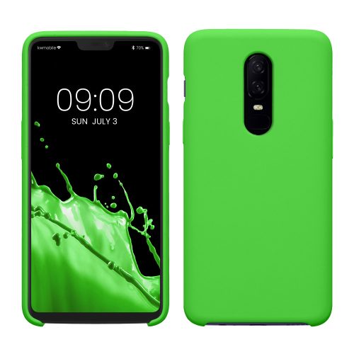 Husa OnePlus 6, Verde, Silicon, KWM0000099A032C