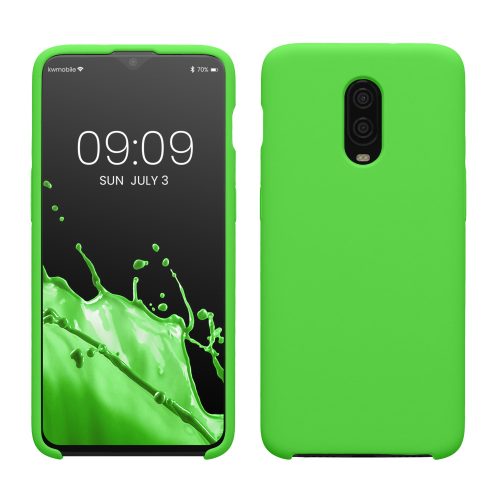 Husa OnePlus 6T, Verde, Silicon, KWM000009BL034C