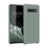 Husa Samsung Galaxy S10, Verde, Silicon, KWM000009QK053C