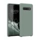 Husa Samsung Galaxy S10, Verde, Silicon, KWM000009QK053C