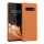 Husa Samsung Galaxy S10 Plus, Portocaliu, Silicon, KWM0000105N046C