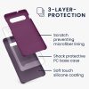Husa Samsung Galaxy S10 Plus, Mov inchis, Silicon, KWM0000105N047C