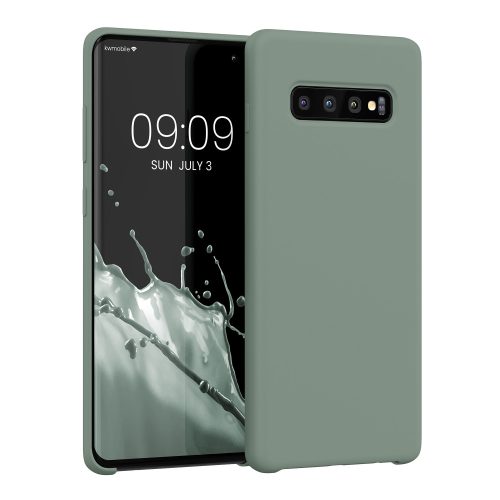 Husa Samsung Galaxy S10 Plus, Verde, Silicon, KWM0000105N048C
