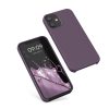 Husa Apple iPhone 12 Mini, Mov inchis, Silicon, KWM000011JO063C