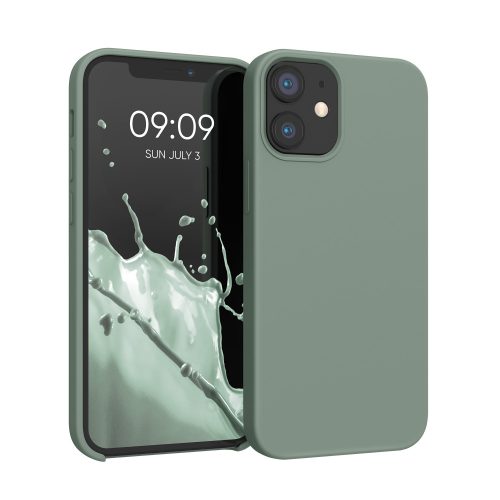 Husa Apple iPhone 12 Mini, Verde, Silicon, KWM000011JO064C