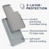Husa Samsung Galaxy S21, Gri, Silicon, KWM000012BT068C