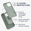Husa Apple iPhone 13 Mini, Verde, Silicon, KWM000013OU057C