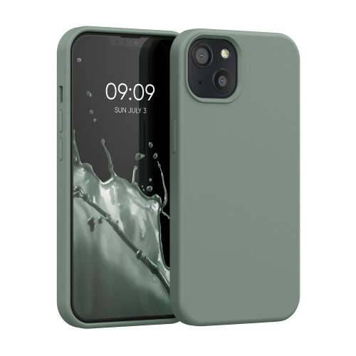 Husa Apple iPhone 13, Verde, Silicon, KWM000013OV091C