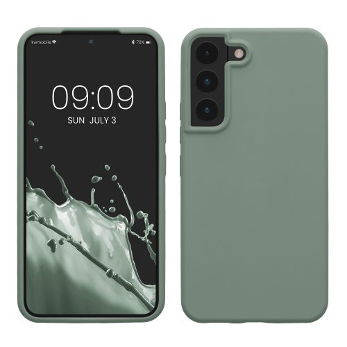 Husa Samsung Galaxy S22, Verde, Silicon, KWM000014GR072C