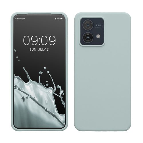 Husa Motorola Moto G84, Verde deschis, Silicon, KWM000022NO003C