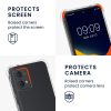 Husa Motorola Moto G84, Transparent/Negru, Silicon, KWM000022NQ001C