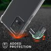 Husa Motorola Moto G84, Transparent/Negru, Silicon, KWM000022NQ001C