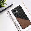 Husa OnePlus Nord CE 3 Lite/Nord N30, Maro/Negru, Lemn, KWM000022NR001C