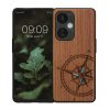 Husa OnePlus Nord CE 3 Lite/Nord N30, Maro/Albastru, Lemn, KWM000022NS001C