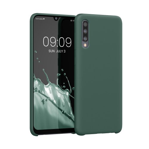 Husa Samsung Galaxy A50, Verde, Silicon, KWM0000102C032C