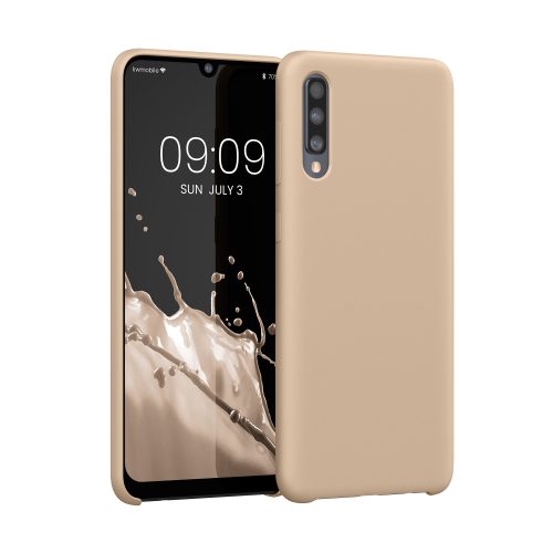 Husa Samsung Galaxy A50, Crem, Silicon, KWM0000102C033C