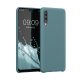 Husa Samsung Galaxy A50, Verde inchis, Silicon, KWM0000102C034C
