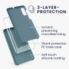 Husa Samsung Galaxy A50, Verde inchis, Silicon, KWM0000102C034C