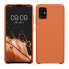 Husa Samsung Galaxy A51, Portocaliu, Silicon, KWM000010ZA052C