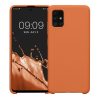 Husa Samsung Galaxy A51, Portocaliu, Silicon, KWM000010ZA052C