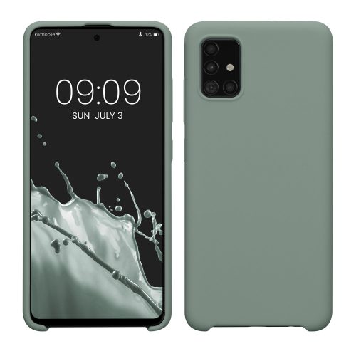 Husa Samsung Galaxy A51, Verde, Silicon, KWM000010ZA054C