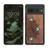 Husa Google Pixel 7 Pro, Maro/Albastru, Lemn, KWM000018ED006C