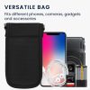Husa Universala telefon, Marime XXL - 7 inch, Negru, Textil, KWM0000199C002C