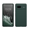 Husa Google Pixel 7a, Verde inchis, Silicon, KWM000019YE035C